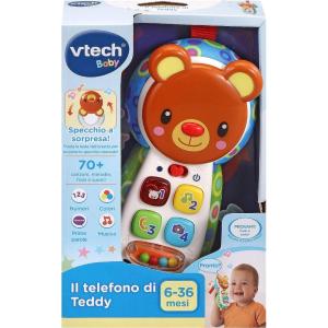 VTECH BABY IL TELEFONO INTERATTIVO DI TEDDY IMPARA COLORI E NUMERI