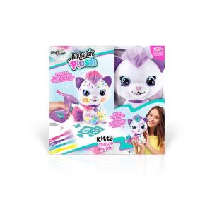 AIRBRUSH PLUSH PELUCHE GATTINO DA COLORARE