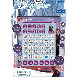 LEXIBOOK - TABLET FROZEN BILINGUE CON TOUCHSCREEN E EFFETTI SONORI