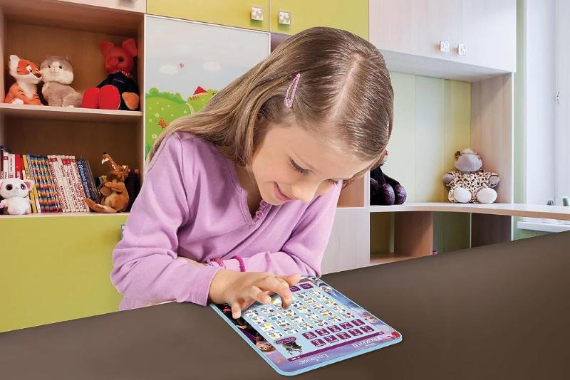 LEXIBOOK - TABLET FROZEN BILINGUE CON TOUCHSCREEN E EFFETTI SONORI