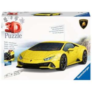 PUZZLE 3D VEICOLI LAMBORGHINI HURACAN EVO GIALLA
