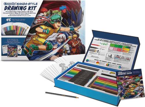 MANGA SET DA DIDEGNO KIT IMPARA A DISEGNARE I TUOI EROI