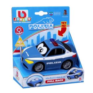 BB JUNIOR AUTO LIGHT & SOUND ALFA ROMEO GIULIA POLIZIA LUCI E SUONI