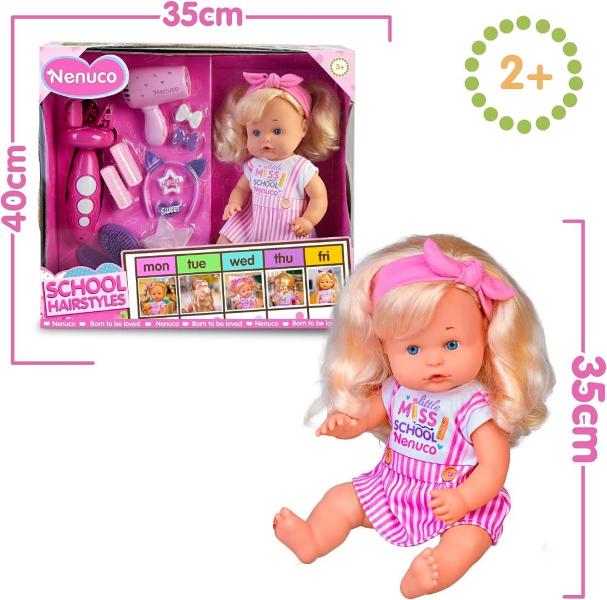 NENUCO SCHOOL HAIRSTYLE  SCUOLA DI PARRUCCHIERA 35CM
