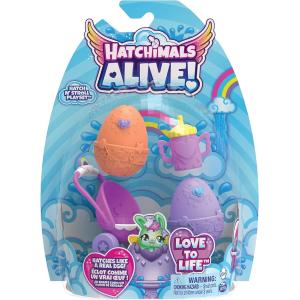 HATCHIMALS ALIVE PACK DA 2 CON PASSEGGINO