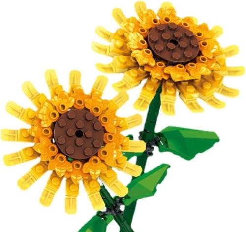 LEGO Creator Girasoli Set di Fiori Finti da Costruire per Bambini da 8  Anni, Bouquet da