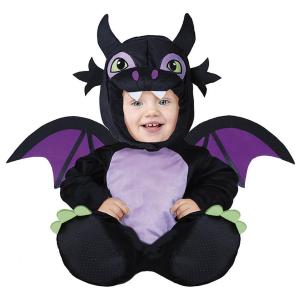 COSTUME BLACK DRAGOON BABY DRAGO DRAGHETTO NERO MIS. 18-24 MESI