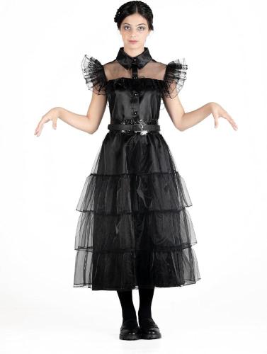 Prodotto: CIA-11809.S - COSTUME MERCOLEDI' ADDAMS ABITO BALLO TAGLIA S 8-10  ANNI - CIAO