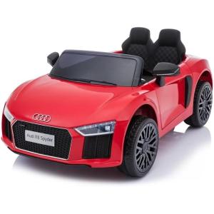 AUTO ELETTRICA AUDI R8 SPYDER ROSSA 12V CON RADIOCOMANDO
