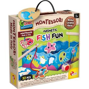 MONTESSORI LEGNO FISH FUN GIOCO PESCA