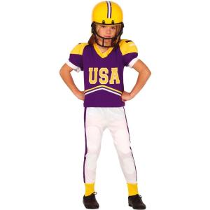 COSTUME GIOCATORE FOOTBALL AMERICANO BAMBINI TAGLIA 10-12 ANNI