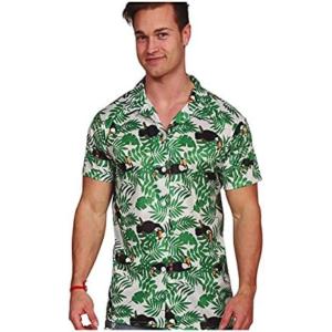 CAMICIA HAWAIANA PALME UOMO TAGLIA M