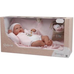 ARIAS - REBORN 45 CM CON CORPO MORBIDO BEBE' CON BORSINA