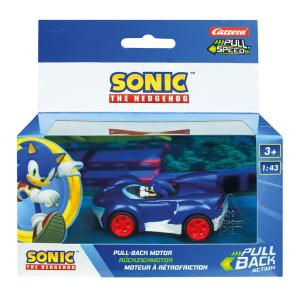 PULL & SPEED MODELLINO SONIC THE HEDGEOGH SCALA 1:43 SONIC BLU