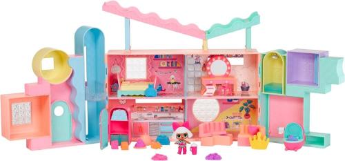 L.O.L. SURPRISE SQUISH SAND MAGIC HOUSE CASA MAGICA CON SORPRESE NASCOSTE NELLA SABBIA