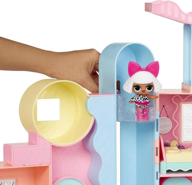 L.O.L. SURPRISE SQUISH SAND MAGIC HOUSE CASA MAGICA CON SORPRESE NASCOSTE NELLA SABBIA