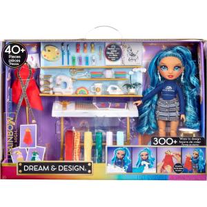 RAINBOW HIGH DREAM & DESIGN FASHION STUDIO PLAYSET CON BAMBOLA SKYLER