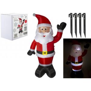 BABBO NATALE GONFIABILE CON LUCI 240 CM