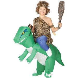 COSTUME DINOSAURO GONFIABILE BAMBINI TAGLIA M 7-9 ANNI
