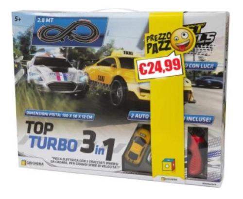 PREZZO PAZZO FAST WHEELS - PISTA TOP TURBO 3 IN 1