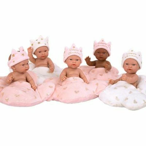 ARIAS - BAMBOLA REBORN 26 CM TRA LE NUVOLE ROSA O BIANCA 60748 ASS.