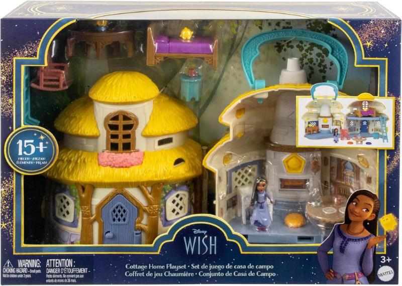 Prodotto: MAT-HRH76 - DISNEY WISH PLAYSET PORTATILE CASA DI ASHA DI ROSAS -  MATTEL