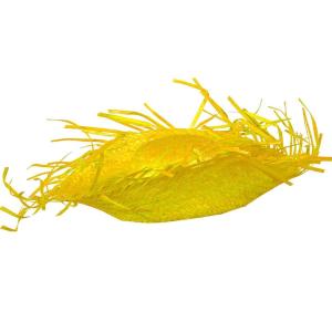CAPPELLO TROPICALE IN PAGLIA GIALLO