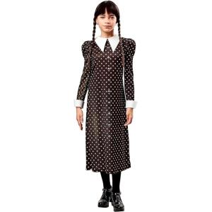 COSTUME MERCOLEDI ADDAMS TAGLIA L 11-13 ANNI