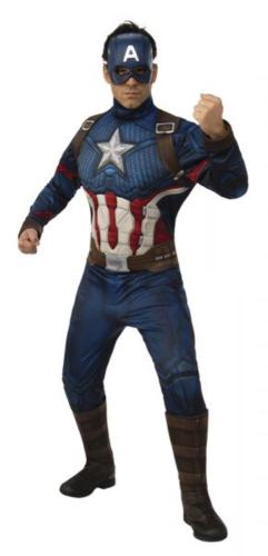 COSTUME CAPITAN AMERICA ENDGAME LUSSO PER ADULTI CAPTAIN TAGLIA MEDIUM
