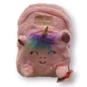 MINI ZAINO PELUCHE PINK UNICORN PERLETTI TOYS