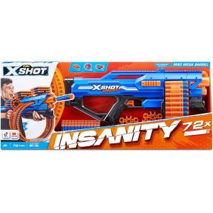 X-SHOT BLASTER INSANITY MAD MEGA BARREL 72 DARDI
