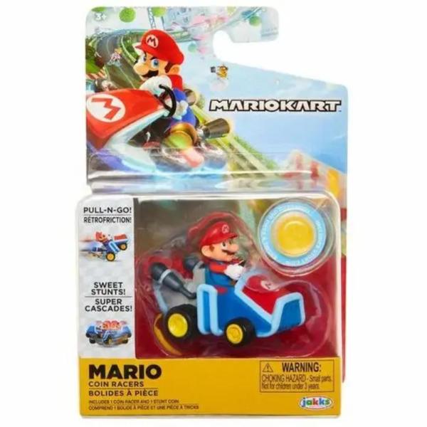 SUPER MARIO KART PERSONAGGIO MARIO VEICOLO AUTO RETROCARICA