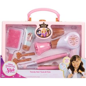 DISNEY PRINCESS STYLE VALIGETTA DI BELLEZZA PARRUCCHIERE PHONE SPAZZOLA PIASTRA E ACCESSORI