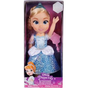 DISNEY PRINCESS - BAMBOLA GRANDE CENERENTOLA 35 CM  TODDLER CON SPAZZOLA