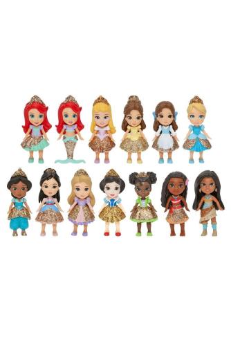 DISNEY PRINCESS - PRINCIPESSE MINI BAMBOLE 8 CM TODDLER