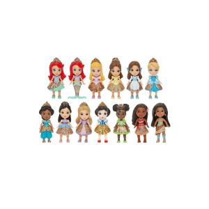 DISNEY PRINCESS - PRINCIPESSE MINI BAMBOLE 8 CM TODDLER 