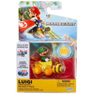 SUPER MARIO KART PERSONAGGIO LUIGI VEICOLO AUTO RETROCARICA