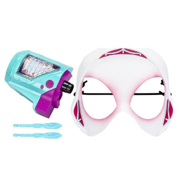 MARVEL SPIDER-MAN: ACROSS THE SPIDER-VERSE SPIDER GWEN WEB-SHOT SLINGER MASCHERA E BLASTER SET LANCIATORE