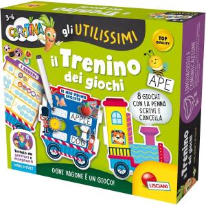 CAROTINA GLI UTILISSIMI IL TRENINO DEI GIOCHI