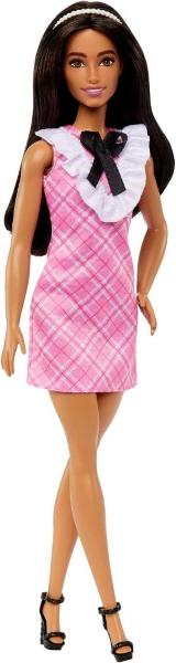 BARBIE FASHIONISTAS BAMBOLA VESTITO ROSA CON CERCHIETTO 209