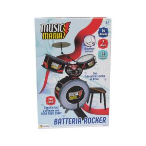 MUSIC MANIA - BATTERIA ROCKER CON TUTOR