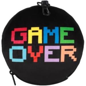 CUSCINO CON MASCHERINA LETS PLAY CONTROLLER GAME OVER