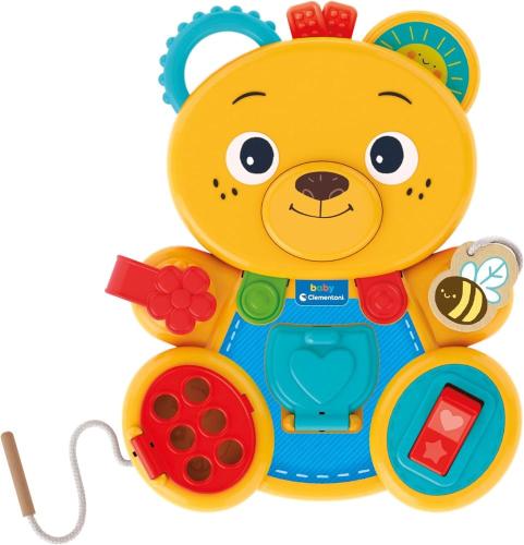 Prodotto CLE 17856 MONTESSORI BABY BEAR ORSETTO GIOCO EDUCATIVO 1 ANNO TAVOLA CON ELEMENTI IN LEGNO BABY CLEMENTONI