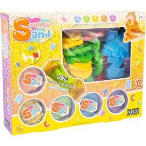 SPONGY SAND ABC KIT SABBIA COLORATA EDUCATIVA