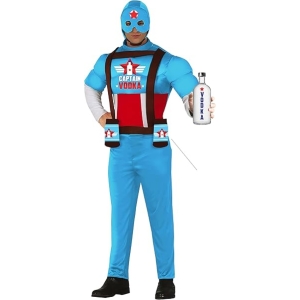 COSTUME SUPEREROE CAPITAN VODKA ADULTO TAGLIA 52-54 (L) AMERICA