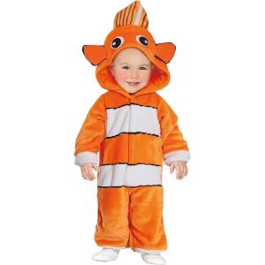 COSTUME PESCE PAGLIACCIO BABY NEMO TAGLIA 18-24 MESI