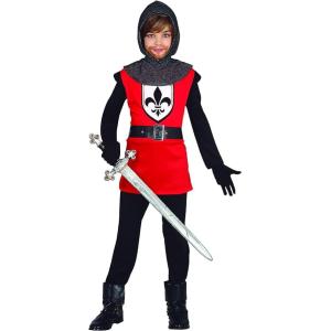 COSTUME GUERRIERO MEDIEVALE TAGLIA 5-6 ANNI