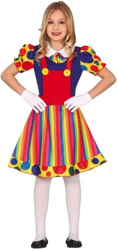 Prodotto: GUI-77499 - COSTUME DA CLOWN BAMBINA 3 4 ANNI - GUIRCA