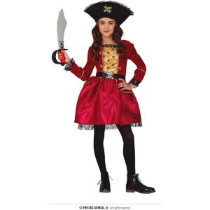 COSTUME DA PIRATESSA TAGLIA 10-12 ANNI