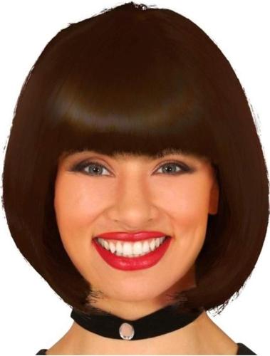 PARRUCCA CASCHETTO MEDIA LUNGHEZZA CASTANA 100 GR.